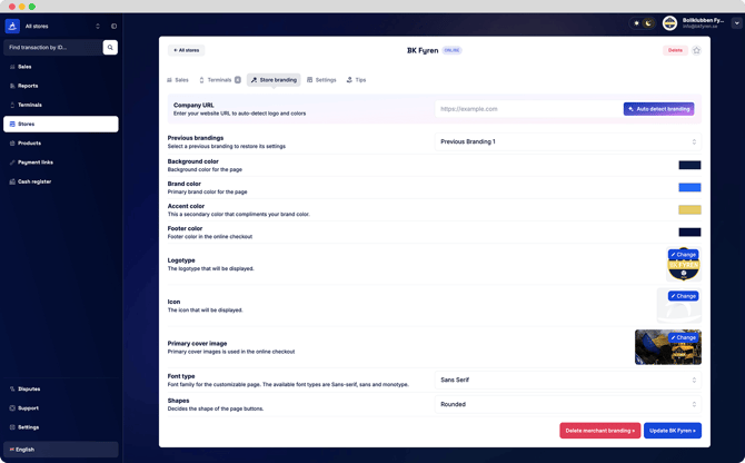 payment-page-branding